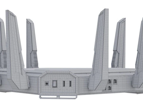 Gaming Wi-Fi router ROG 3D Model