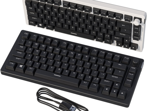 Keyboard HyperX Rise 75 3D Model