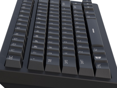 Keyboard HyperX Rise 75 3D Model