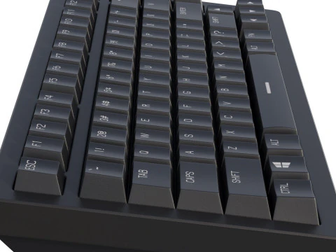Keyboard HyperX Rise 75 3D Model