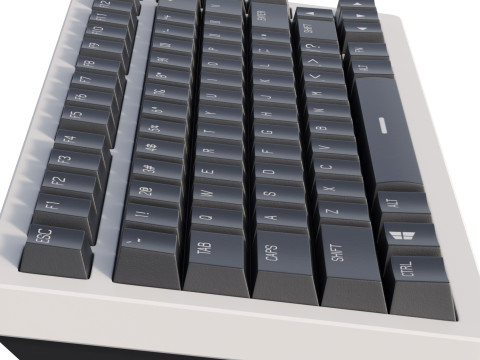 Keyboard HyperX Rise 75 3D Model