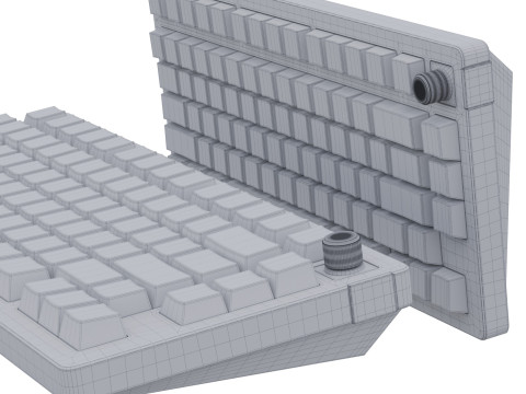 Keyboard HyperX Rise 75 3D Model