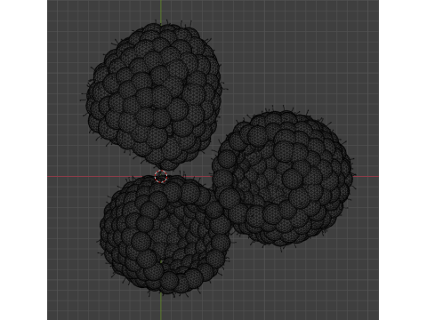 Raspberries 3D Model
