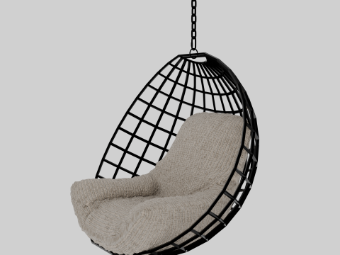 Hanging armchair Modello 3D