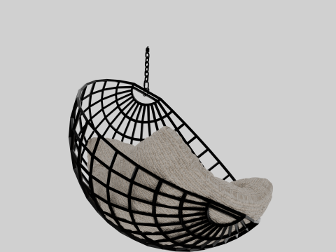 Hanging armchair Modello 3D