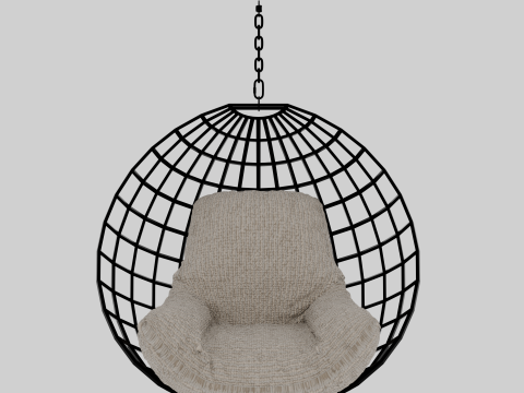 Hanging armchair Modello 3D