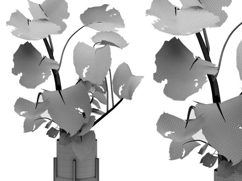 Plants set 01 3D Model
