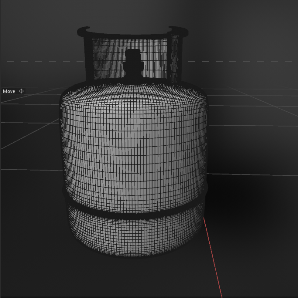 Gas tank propane Modèle 3D .c4d .max .obj .3ds .fbx .stl .blend 