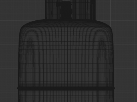 Gas tank propane Modèle 3D