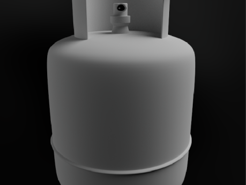 Gas tank propane Modèle 3D