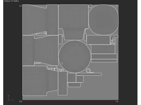 Gas tank propane Modèle 3D