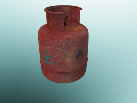 Gas tank propane Modèle 3D