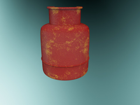 Gas tank propane Modèle 3D