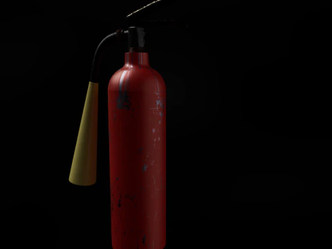 Estintore Modello 3D