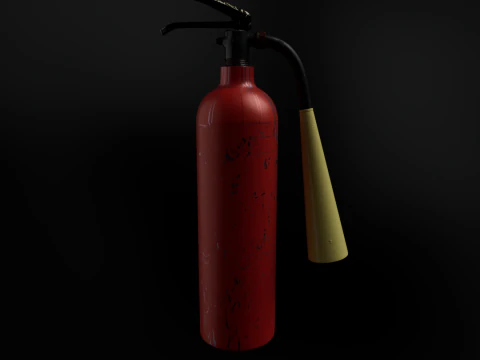 Fire Extinguisher 3D Model