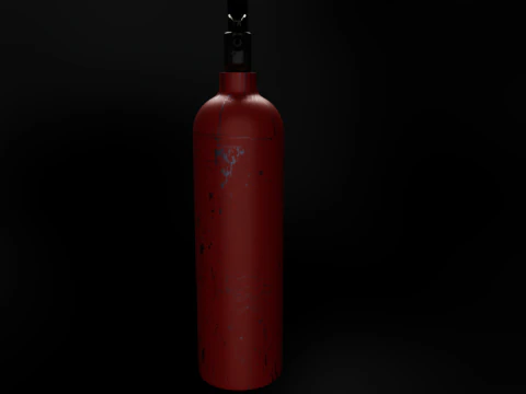 Fire Extinguisher 3D Model