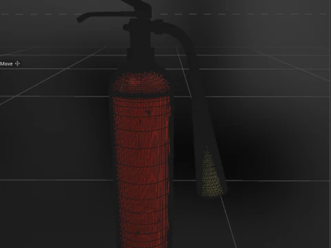 Fire Extinguisher 3D Model