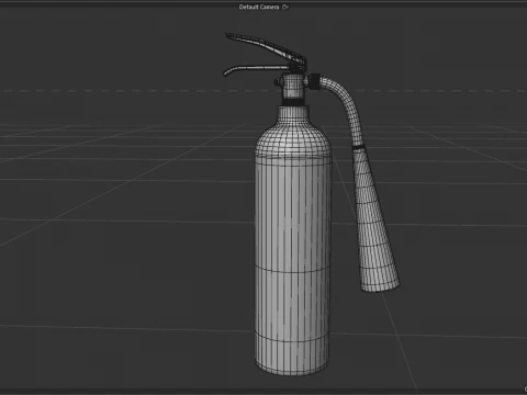 Fire Extinguisher 3D Model