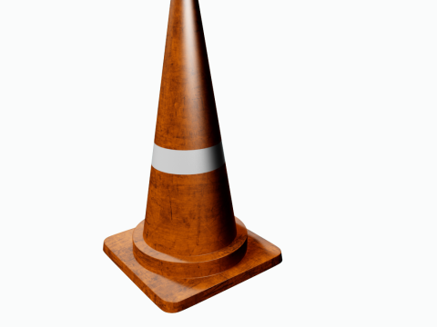 Traffic cone 3D Model