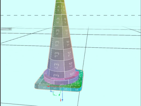 Cono de tr&aacute;fico Modelo 3D
