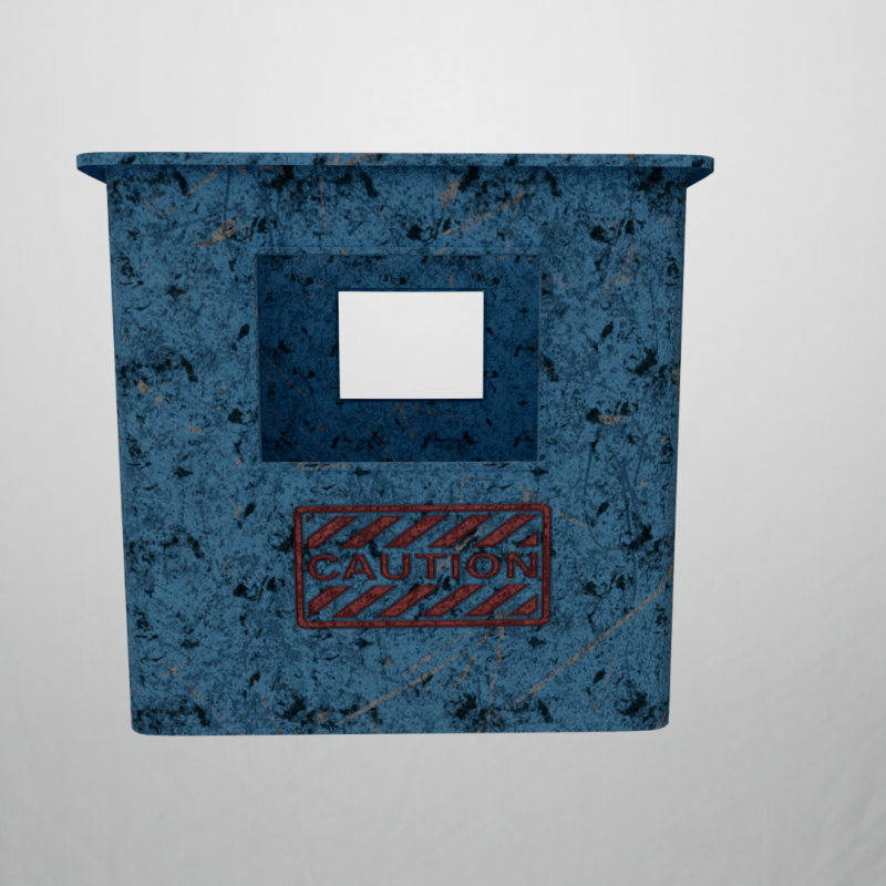 Shopping Hand Basket 3D Модель .c4d .max .obj .3ds .fbx .stl .blend 