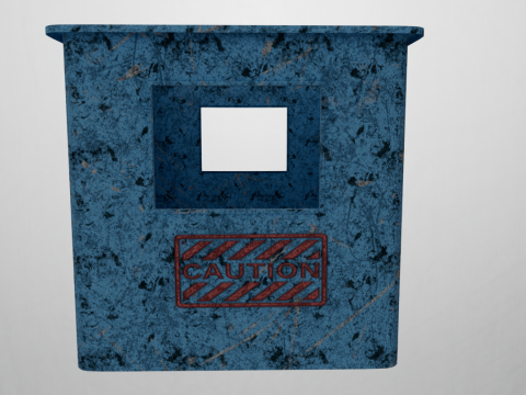 Shopping Hand Basket 3D Модель