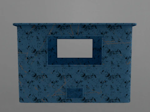 Cesta de mano de compras Modelo 3D