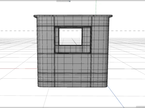 Cesta de mano de compras Modelo 3D