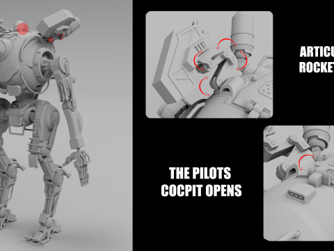 Northstar inspired by Titanfall 2 STL Files for 3D Printing Modelo de impresión 3D