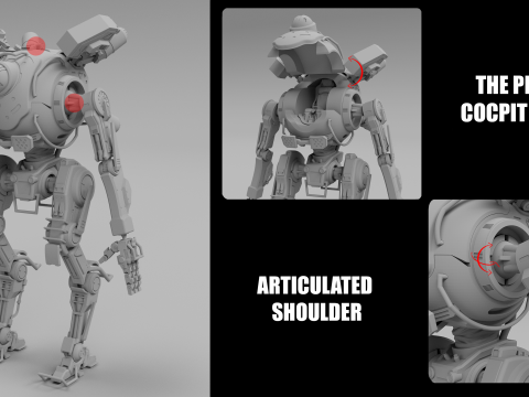 Northstar inspired by Titanfall 2 STL Files for 3D Printing Modelo de impresión 3D