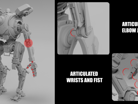 Northstar inspired by Titanfall 2 STL Files for 3D Printing Modelo de impresión 3D