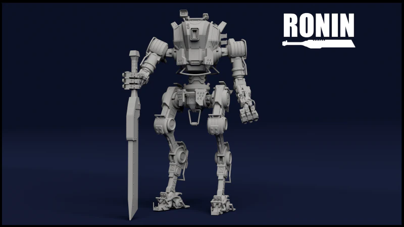 Ronin inspired by Titanfall 2 STL Files for 3D Printing 3D Print Model .c4d .max .obj .3ds .fbx .stl .blend