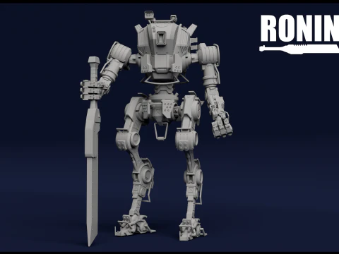 Ronin terinspirasi oleh File STL Titanfall 2 untuk Pencetakan 3D Model Cetak 3D
