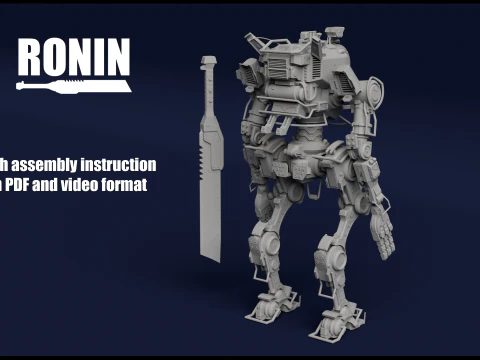 Ronin inspired by Titanfall 2 STL Files for 3D Printing 3D Print Model