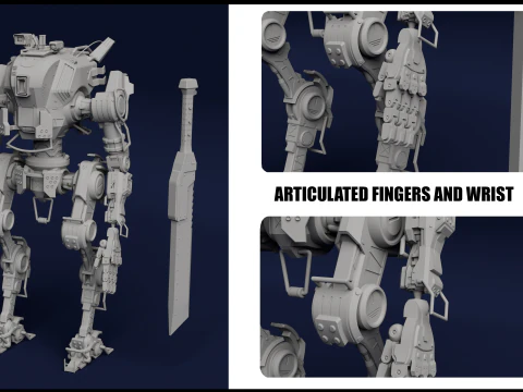 Ronin inspired by Titanfall 2 STL Files for 3D Printing 3D Print Model
