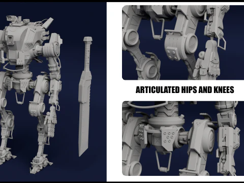 Ronin inspired by Titanfall 2 STL Files for 3D Printing 3D Print Model