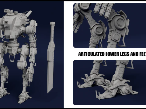 Ronin inspired by Titanfall 2 STL Files for 3D Printing 3D Print Model