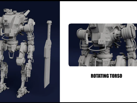 Ronin inspired by Titanfall 2 STL Files for 3D Printing 3D Print Model