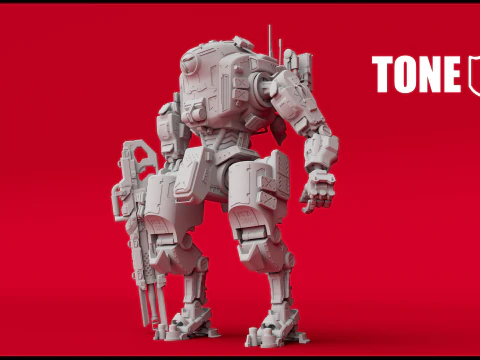 Von Titanfall 2 STL-Dateien f&uuml;r den 3D-Druck inspirierter Ton 3D Druckmodell