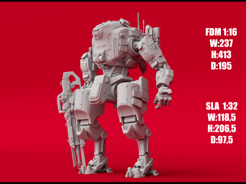 Tone inspired by Titanfall 2 STL Files for 3D Printing 3D 打印模型
