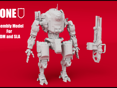 Tone inspired by Titanfall 2 STL Files for 3D Printing 3D 打印模型