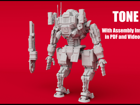 Tone inspired by Titanfall 2 STL Files for 3D Printing 3D 打印模型