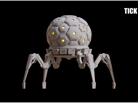 TickMite inspired by Titanfall 2 STL Files for 3D Printing 3D Print Model