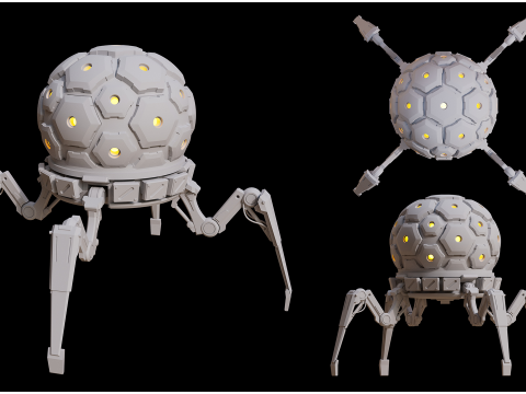 TickMite inspired by Titanfall 2 STL Files for 3D Printing Modelo de Impressão 3D
