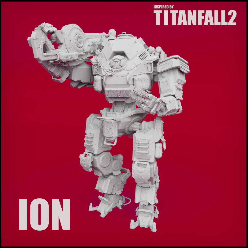 Ion inspired by Titanfall 2 STL Files for 3D Printing 3D Print Model .c4d .max .obj .3ds .fbx .stl .blend 