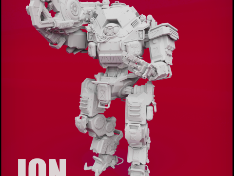 Ion inspired by Titanfall 2 STL Files for 3D Printing Model do druku 3D