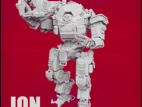 Ion ge&iuml;nspireerd door Titanfall 2 STL-bestanden voor 3D-printen 3D printmodel
