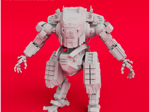 Legion inspired by Titanfall 2 Articulated 3D Printable Model 3D Print Model