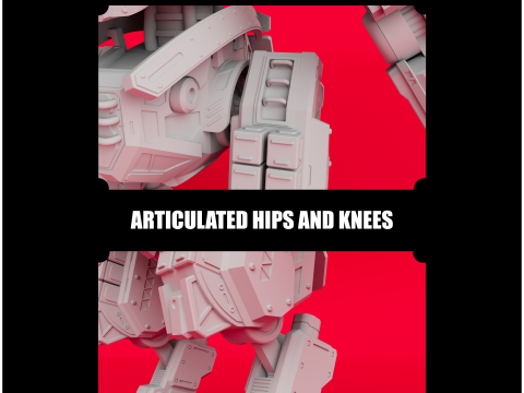 Legion inspired by Titanfall 2 Articulated 3D Printable Model 3D 프린트 모델