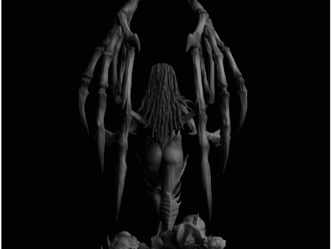 Sarah Kerrigan Queen of Blades StarCraft II 3D Принт Модель